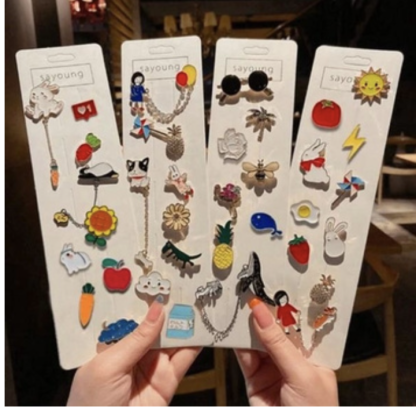 Assorted pins