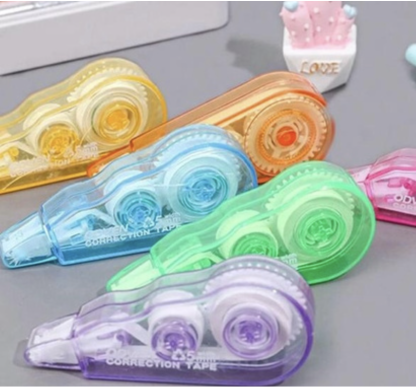 Colourful correction tape